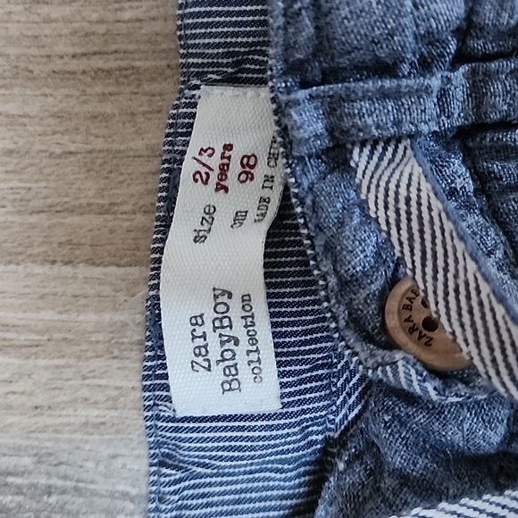 Zara Linen Pants 2T - Picture 3 of 4